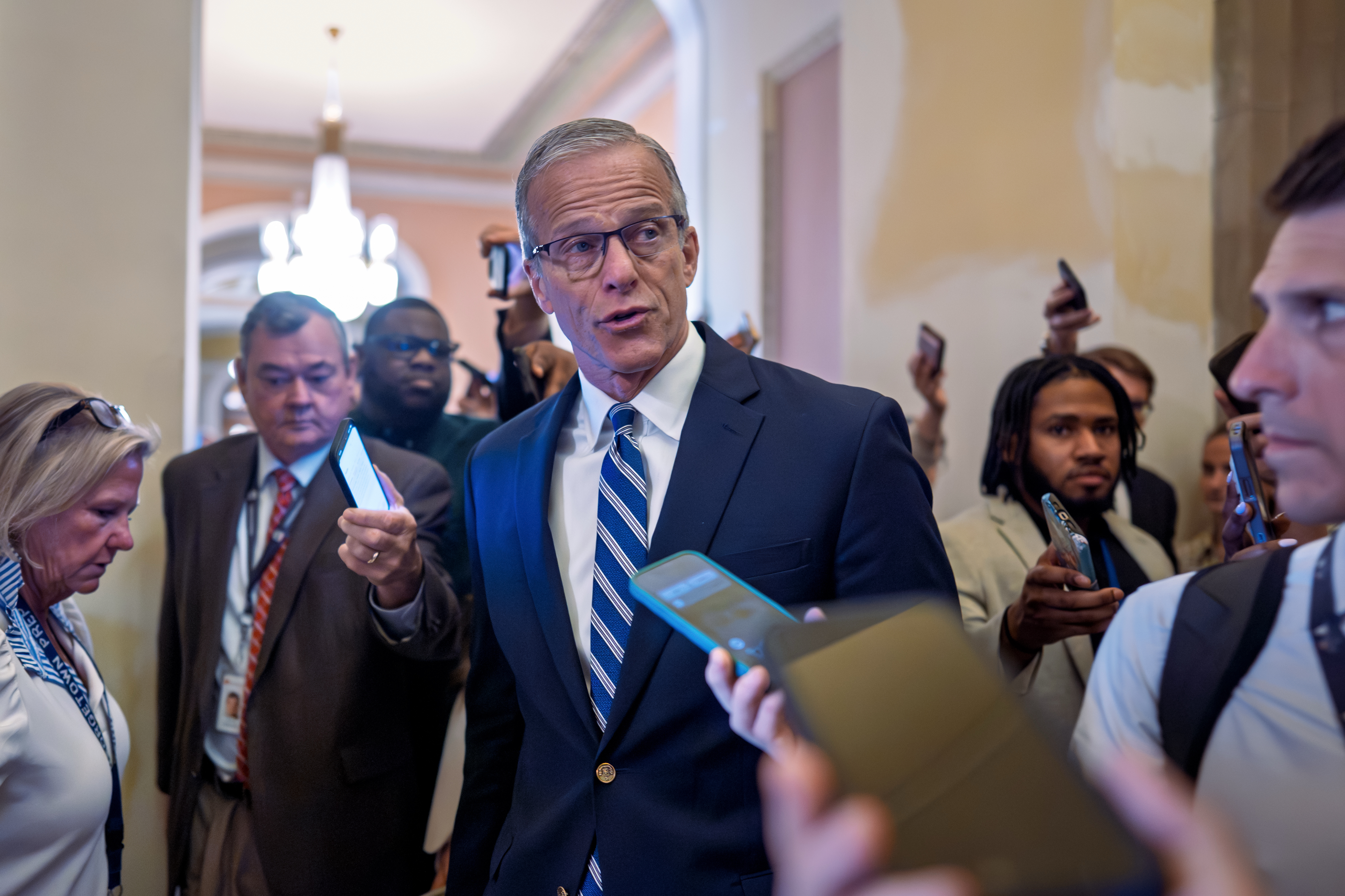 Senate passes bill for more ICE funding after all-night session, attempts to limit Trump settlement fund fail