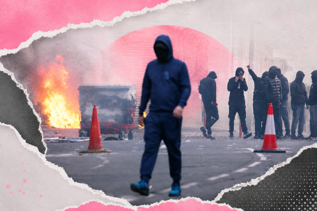 Vídeo | Belfast arde: la extrema derecha convierte un crimen en una cacería racista