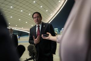 Rubio arrives in UAE with aim to head off Gulf Arab unease over tentative Iran deal