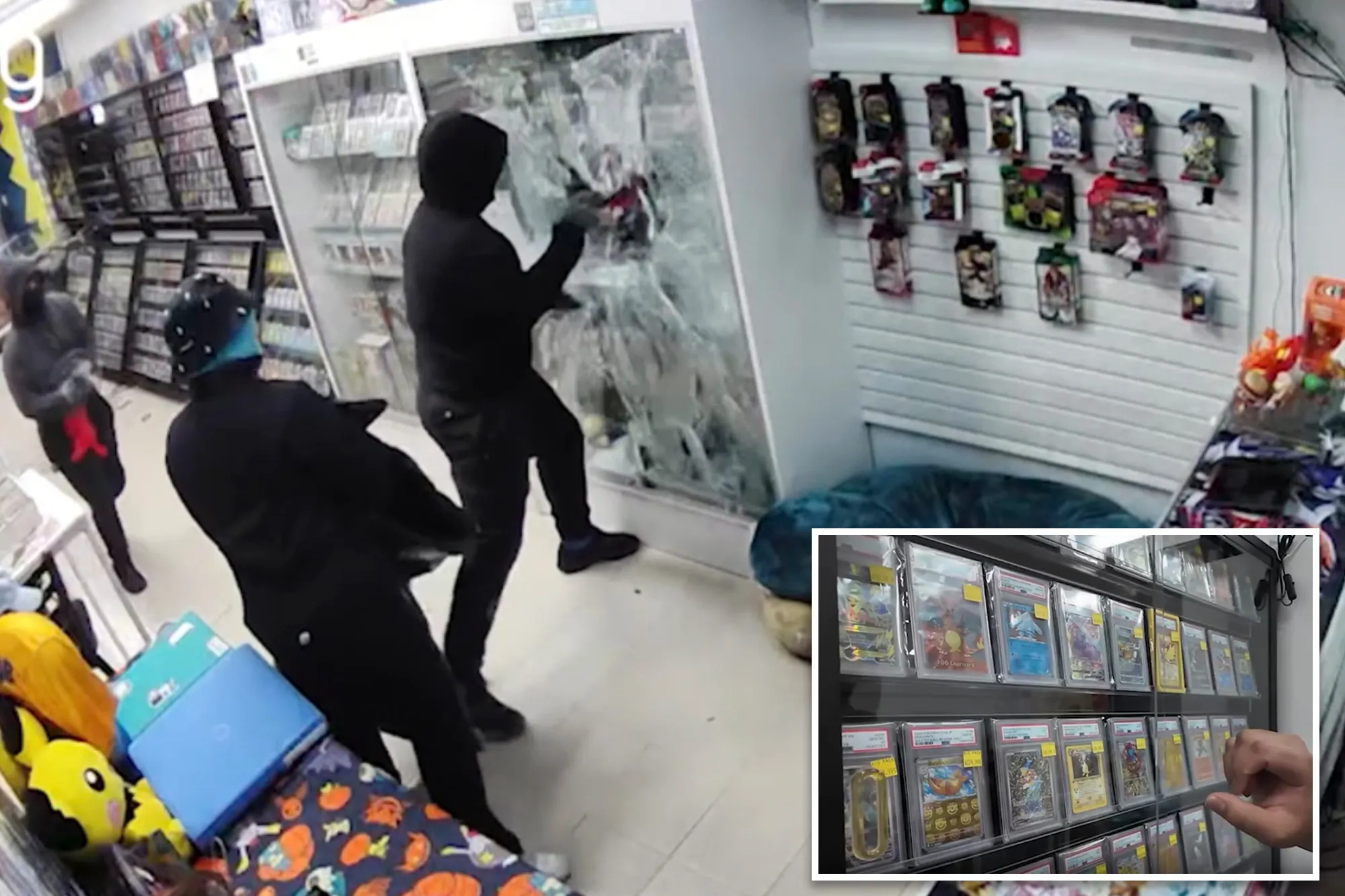 Brazen bandits steal $50K worth of Pokémon cards in New Jersey smash-and-grab robbery