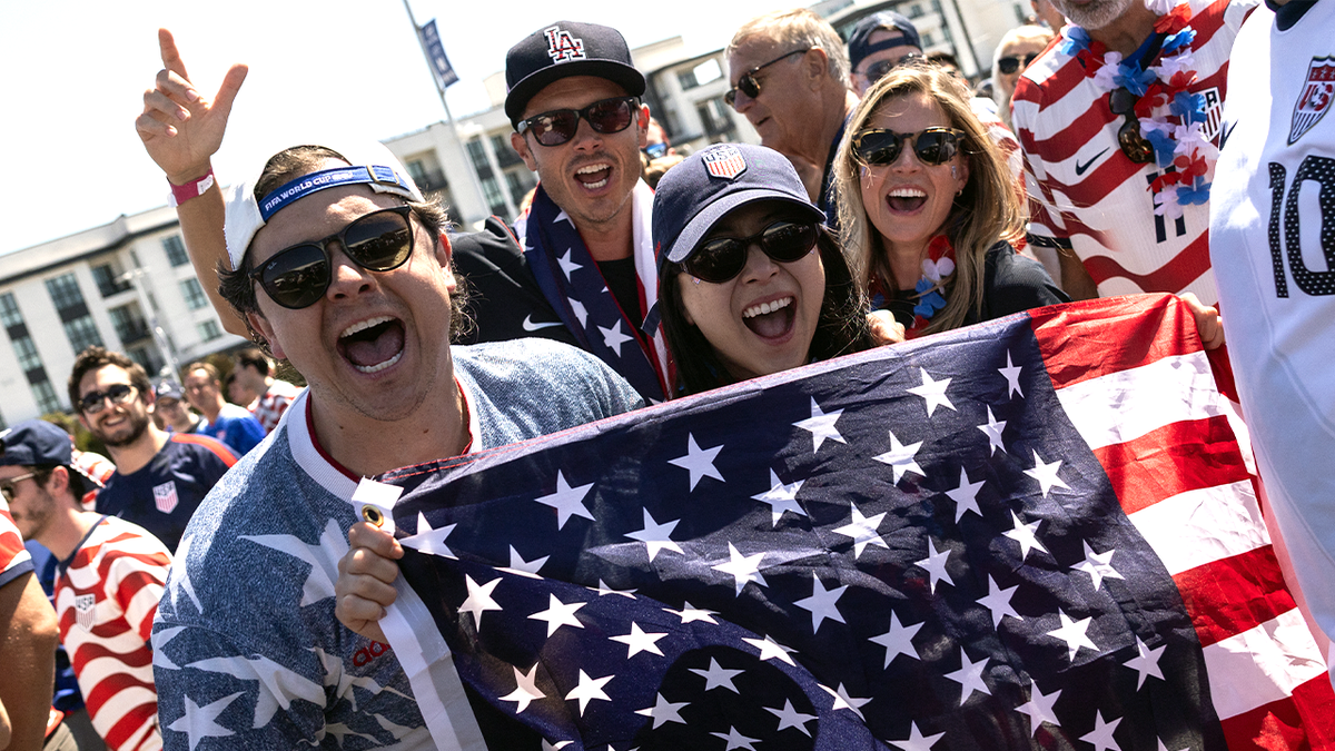 U.S. fans were out in full force ahead of the USMNT’s first match of the 2026 FIFA World Cup