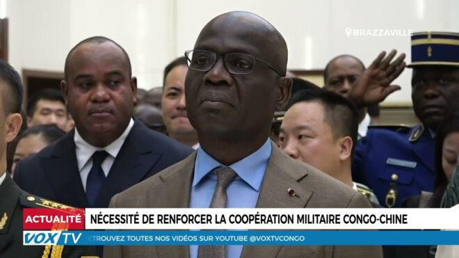 Nécessité de renforcer la coopération militaire Congo chine
