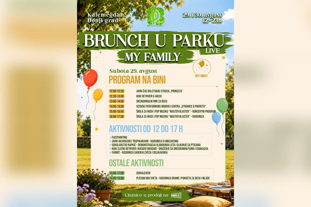 BRUNCH U PARKU NUDI NAJVEĆU AVANTURU ZA NAJMLAĐE OVOG LETA