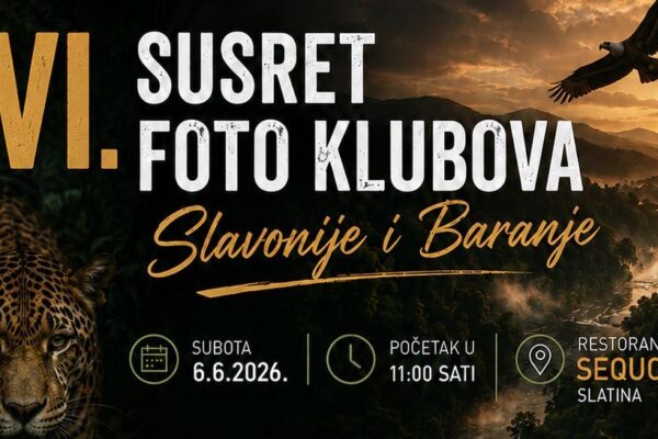 Istaknuti fotograf Goran Šafarek bit će gost 6. Susreta Foto klubova Slavonije i Baranje