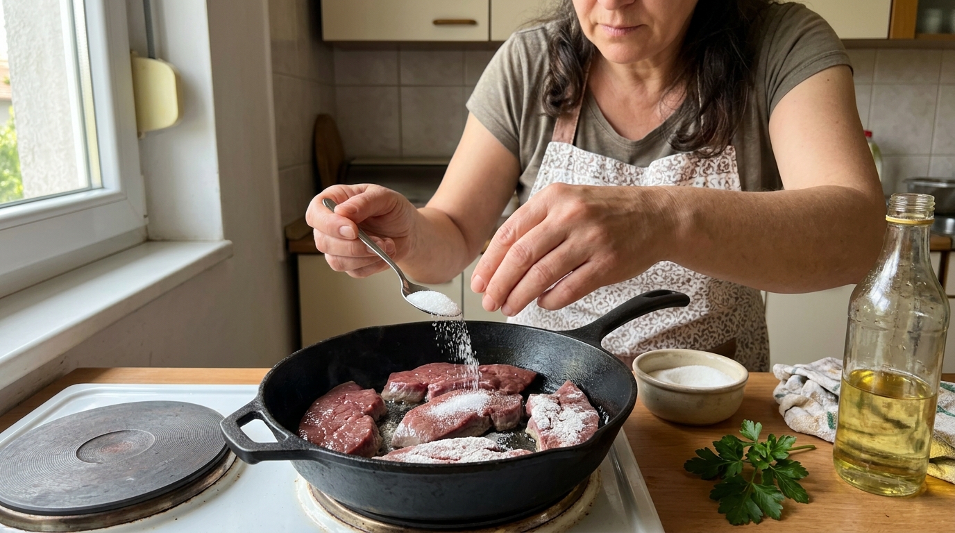 Džigericu pre prženja uvek pospite ovim jeftinim sastojkom: Biće mekana kao duša i bez gorčine