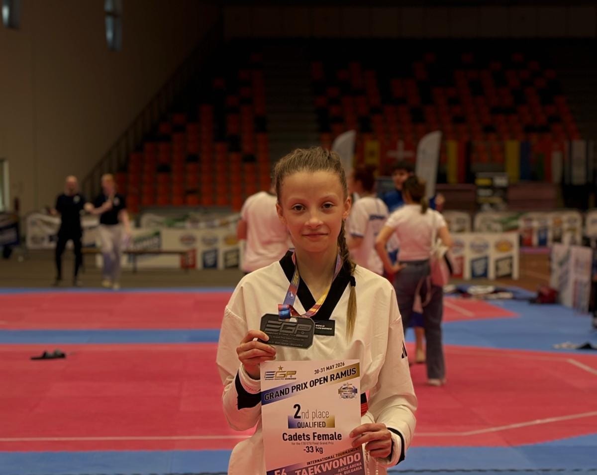 Sjajan uspjeh TKD Imotski u Sofiji: Nina Božinović osvojila srebro na Grand Prix turniru