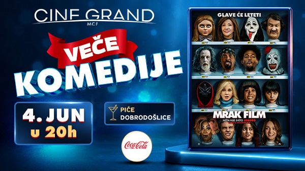 Repertoar bioskopa Cine Grand BIG Čačak od danas do 10. juna