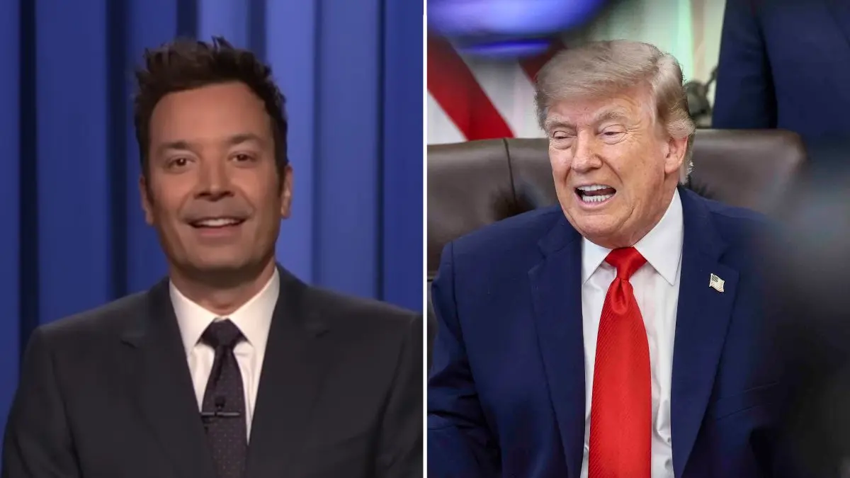 Jimmy Fallon’s Knicks Jokes Turn Rare Donald Trump Dunk Into the Story