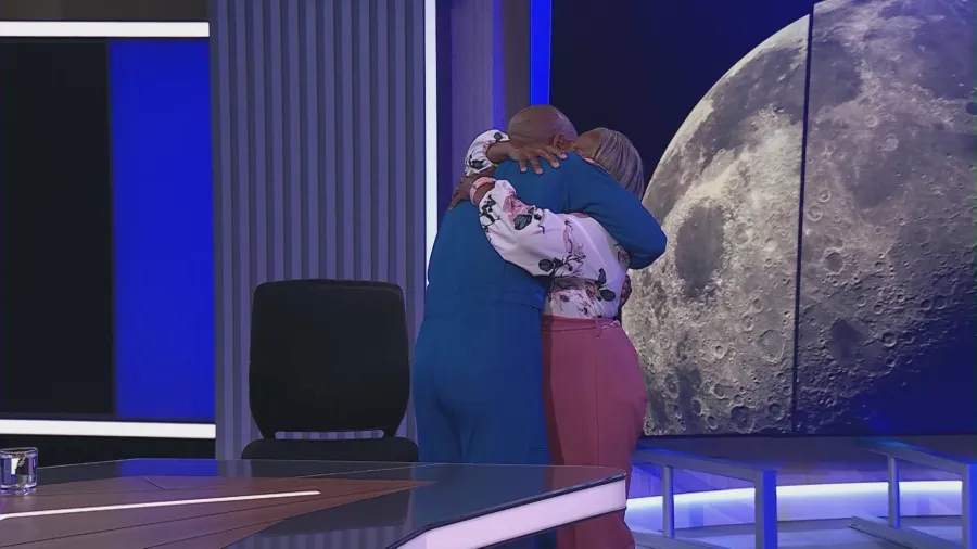 NASA astronaut Victor Glover gets emotional surprise on live TV