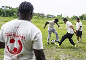 Unhoused soccer players at Montreal tournament say sport changed their lives
