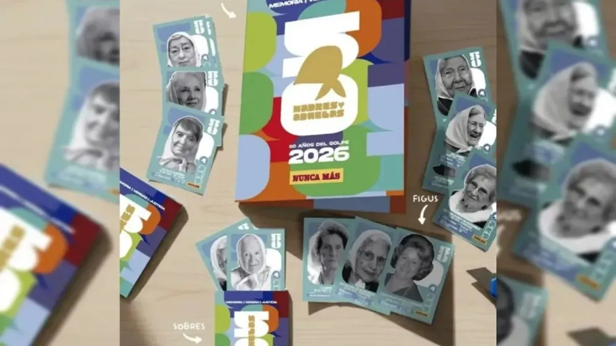 Un álbum para completar la memoria: la propuesta que homenajea a Madres y Abuelas de Plaza de Mayo en pleno Mundial 2026