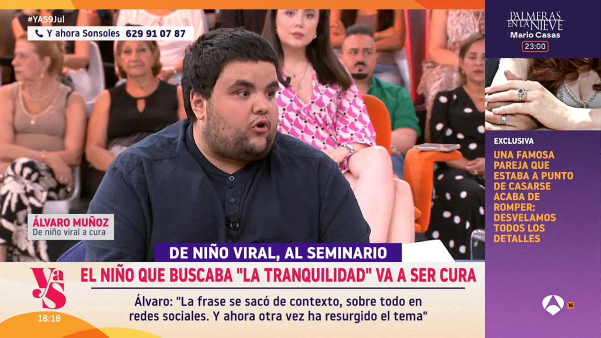  Álvaro Muñoz, el niño de la piscina de Teruel que quiere ser sacerdote, sobre el acoso que sufrió: "He tratado de huir del mundo" 
