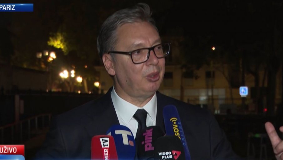 "MISLE DA TIM NEISTINAMA MOGU NEKOGA DA OHRABRE" Vučić iz Pariza: To su kao priče o Jovanjici, "mrtvom dečaku" iz Valjeva, "zvučnom topu"...