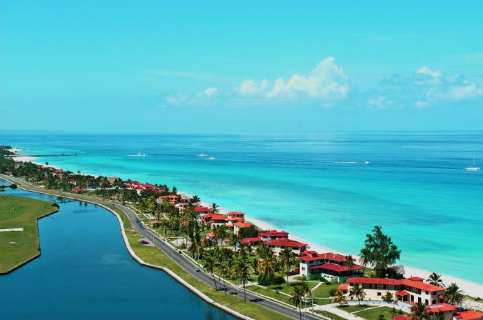 Imagen aérea de Varadero, en Matanzas.