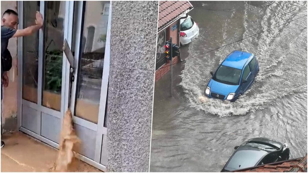 Katastrofalno nevrijeme pogodilo Zvornik, automobili pod vodom