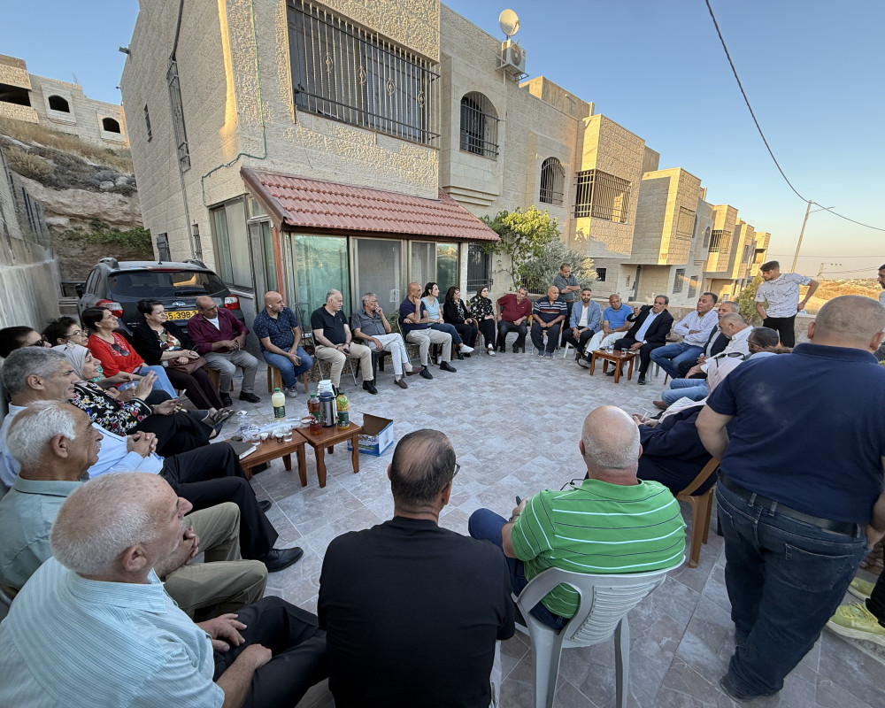 Bethlehem officials, residents discuss steps to counter settler attacks in Khallil al-Louz housing area