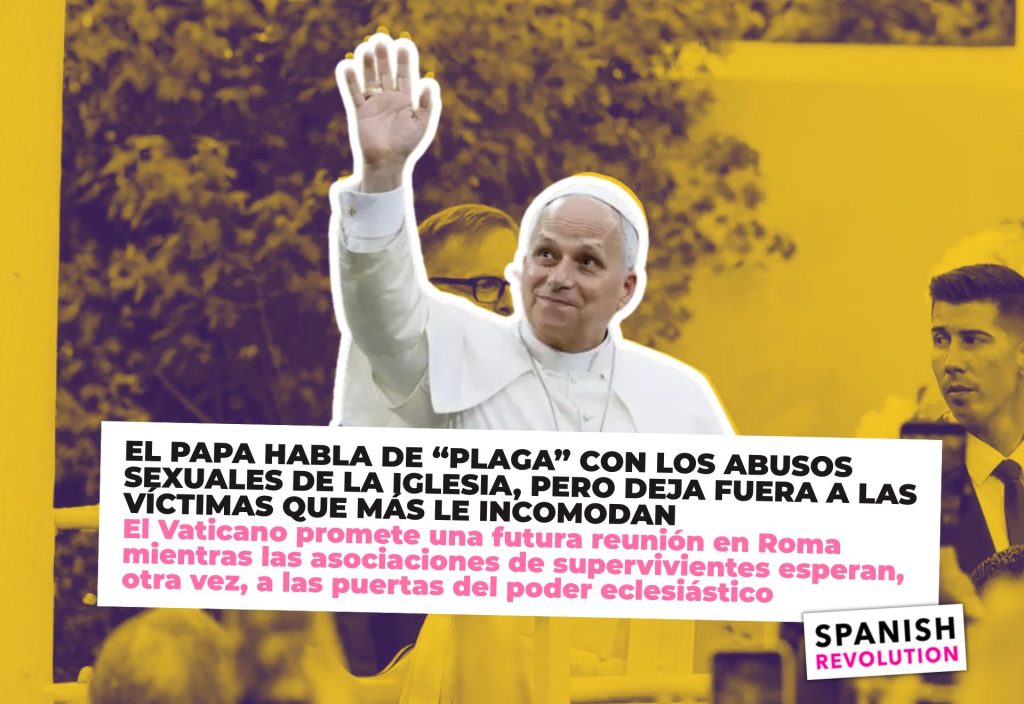 El Papa habla de “plaga”, pero deja fuera a las víctimas que más incomodan a la Iglesia